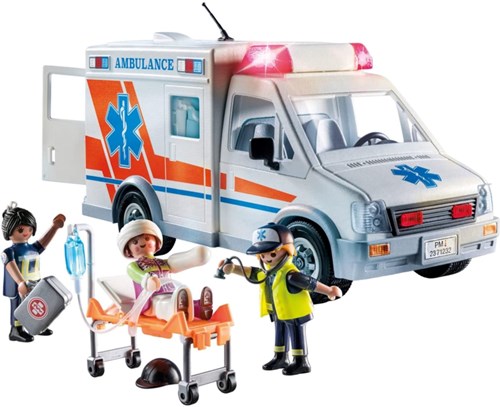 Ambulance speelgoedauto Playmobil 71232 reddingsvoertuig multicolor-2