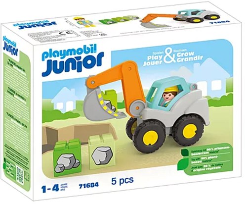 Playmobil pelleteuse jouet de chantier - Junior 71684