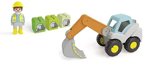Playmobil pelleteuse jouet de chantier - Junior 71684-3