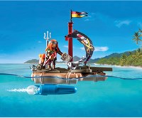Playmobil Pirates radeau de pirates coffret de construction avec trésor et figurine-3