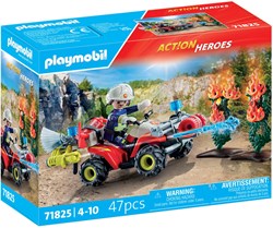 Playmobil brandweer quad speelgoedvoertuig met accessoires