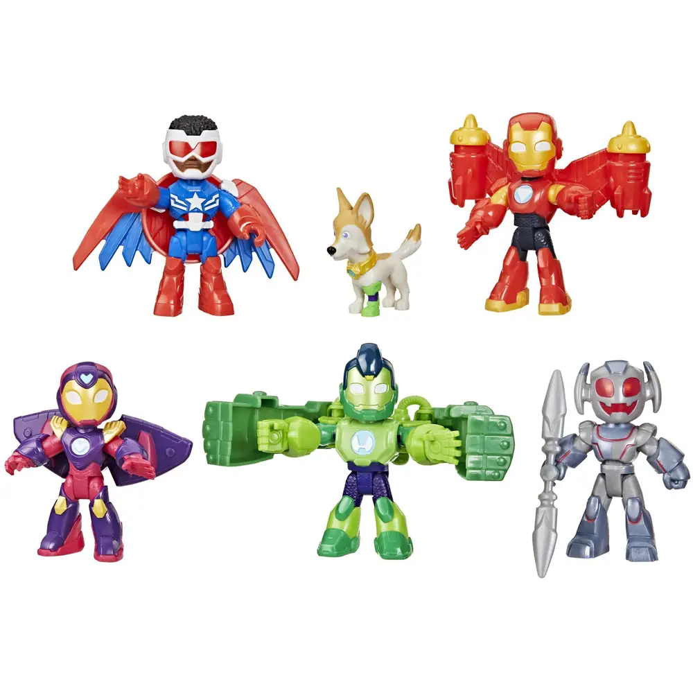 Hasbro Marvel actiefiguren Iron Man & Friends - Armored Up Avengers Pack