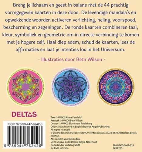Deltas cartes d'affirmation mandalas guérisseurs inspiration méditation-2