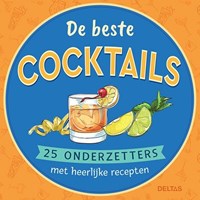 Deltas cocktail onderzetters - 25 recepten inspiratie set
