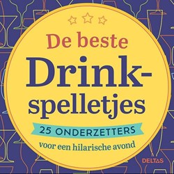 Deltas dessous de verre jeux à boire - 25 pièces pour soirées festives