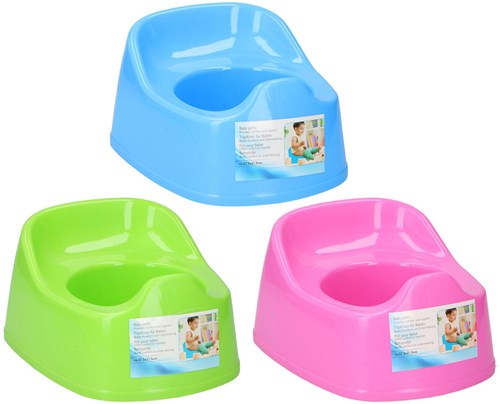 Babypotje kinderpotje peuters zindelijkheidstraining kunststof multicolor-3
