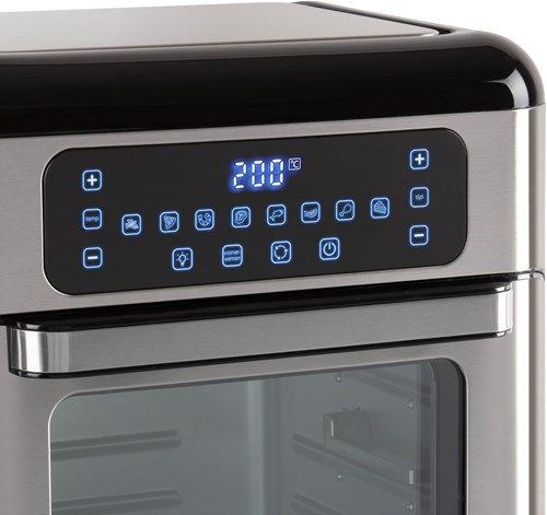 Inventum four airfryer friteuse à air chaud 12 litres noir inox 8 programmes-3