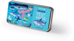 Crocodile Creek Puzzle boîte métal - 50 pièces - Le récif des requins