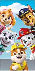 Paw Patrol strandlaken kind 70x140cm katoen multi kleur badlaken