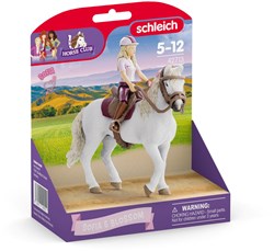 Schleich Horse Club Sofia en Blossom - Speelfiguur Paardenset