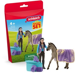Schleich Horse Club speelgoedset Beauty Set met Kim - paarden