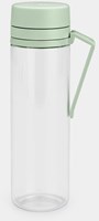 Brabantia waterfles met fruitfilter 0,5L Jade Green - herbruikbaar