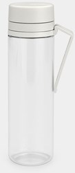 Brabantia waterfles 0,5L lichtgrijs met fruitzeef - lekvrij en BPA-vrij