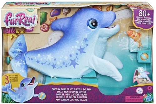 Hasbro FurReal interactieve dolfijn knuffel Dazzlin Dimples - speelgoed