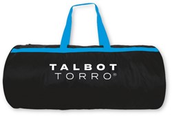Schildkröt badminton sporttas zwart-blauw met logo en veel ruimte