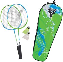 Schildkröt badminton set voor kinderen - junior rackets en shuttles