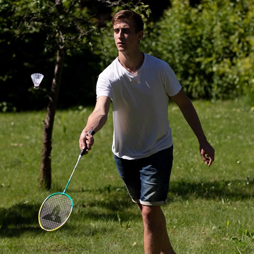 Schildkröt set de badminton aluminium 2 raquettes et volants en sac-2