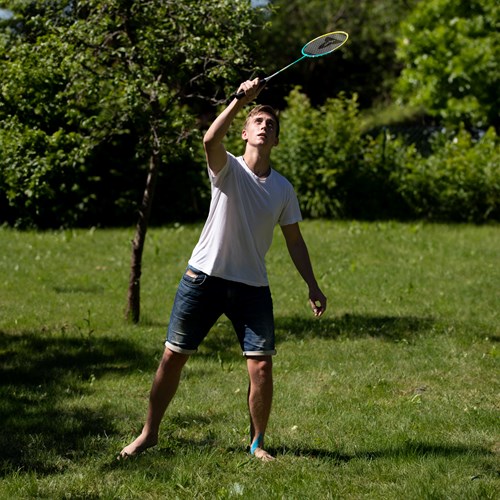 Schildkröt set de badminton aluminium 2 raquettes et volants en sac-3