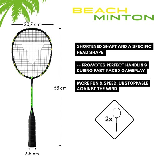 Schildkröt beachminton set strandspel badminton windbestendig-2