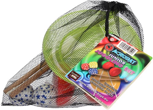 Eureka set de jonglage jouet junior - diabolo, assiette chinoise, balles