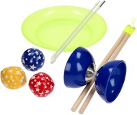 Eureka set de jonglage jouet junior - diabolo, assiette chinoise, balles-2