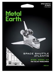 Eureka 3D puzzel Space Shuttle Atlantis - metalen modelbouw
