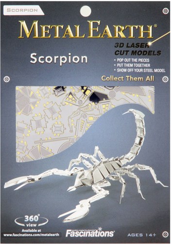 Eureka - Metal Earth 3D metalen bouwpakket schorpioen insect puzzel-2