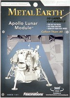 Eureka bouwset Metal Earth Apollo Lunar Module zilver - 3D puzzel-2