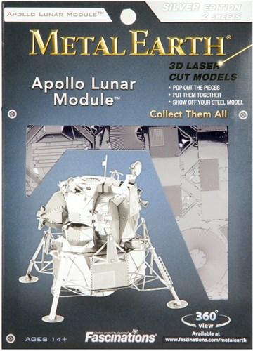 Eureka bouwset Metal Earth Apollo Lunar Module zilver - 3D puzzel-2