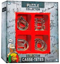 Eureka metalen breinpuzzels - Extreme collectie denkspel 4 stuks