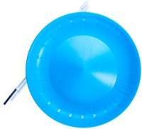 Eureka balanceerbord speelgoed met stok lichtblauw - Acrobat 23.5 cm-2
