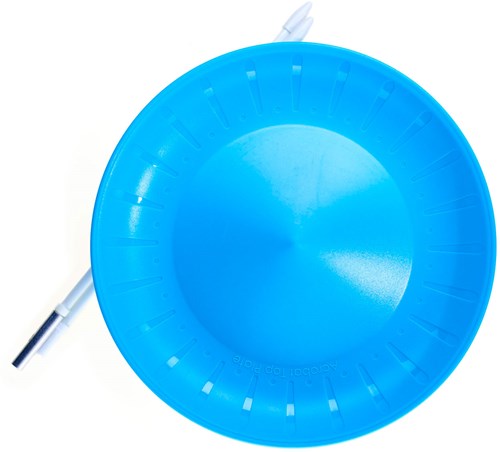 Eureka balanceerbord speelgoed met stok lichtblauw - Acrobat 23.5 cm-2