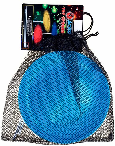 Eureka balanceerbord speelgoed met stok lichtblauw - Acrobat 23.5 cm