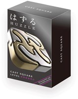 Eureka breinpuzzel metaal Huzzle Cast Puzzle Square goud-zilver