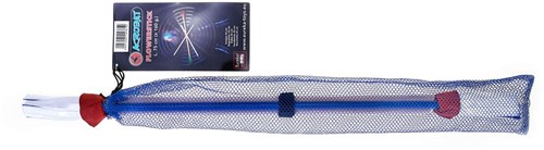 Eureka set bâton du diable jonglage - tige bleue fleur rouge blanc bleu