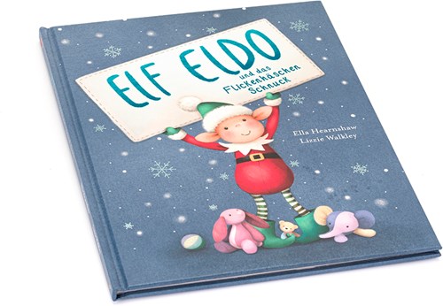 Jellycat kinderboek Elf Eldo en het Flickenhazen Schnuck avontuur