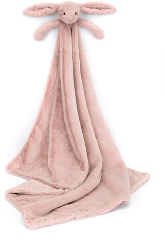Jellycat knuffeldeken Bashful Luxe Konijn Rosa 