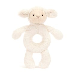 Jellycat Hochet Agneau Cendré 