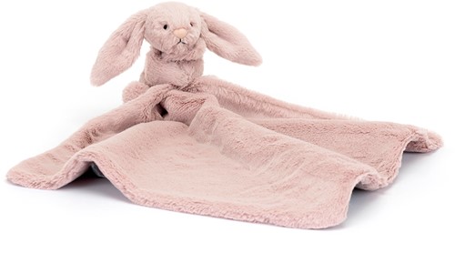 Jellycat Knuffeldoekje Bashful Luxe Konijn Rosa 