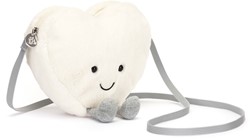 Jellycat knuffel Amuseable Creme Hart Tas