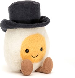 Jellycat Knuffel Amuseable Blij Ei Gekookt - 14 cm