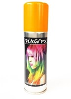 Haza spray cheveux orange - couleur lavable 125ml fête carnaval