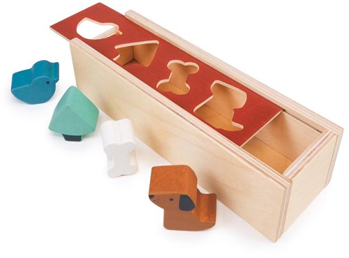 Mentari boîte à formes animaux en bois - jouet éducatif animaux-2