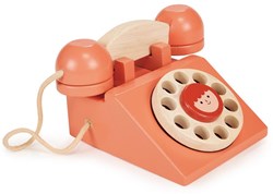 Mentari téléphone jouet en bois - Ring Ring - durable et coloré