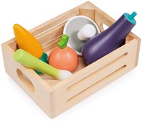 Mentari panier jouet en bois - légumes - jeu éducatif d'imitation