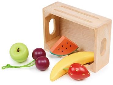 Mentari panier de fruits en bois - set de jeu pour enfants-3