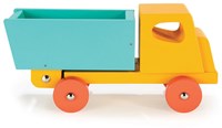 Mentari camion en bois jaune - véhicule jouet pour enfants-2