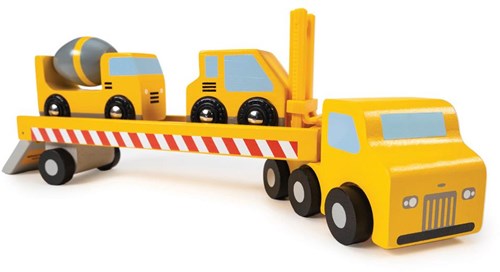 Mentari transporteur en bois véhicules de chantier - jouet éducatif