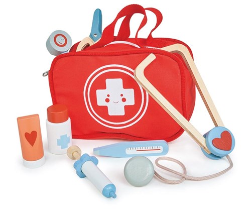 Mentari mallette de docteur jouet kit de premiers secours pour enfants
