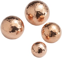 Mercurius balles d'eurythmie cuivre 54 mm martelées à ressort jouet
